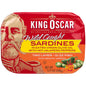 King Oscar Sardines, In Extra Virgin Olive Oil With Hot Jalapeno Peppers, Wild Caught 3.75 Oz