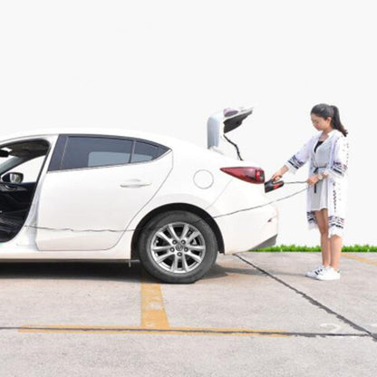 Handheld high-power vacuum cleaner for small cars, compact design with handheld nozzle