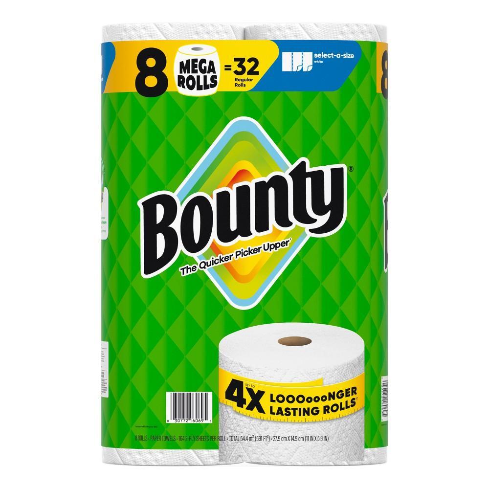 Bounty bounty size chart Select-A-Size Paper Towels