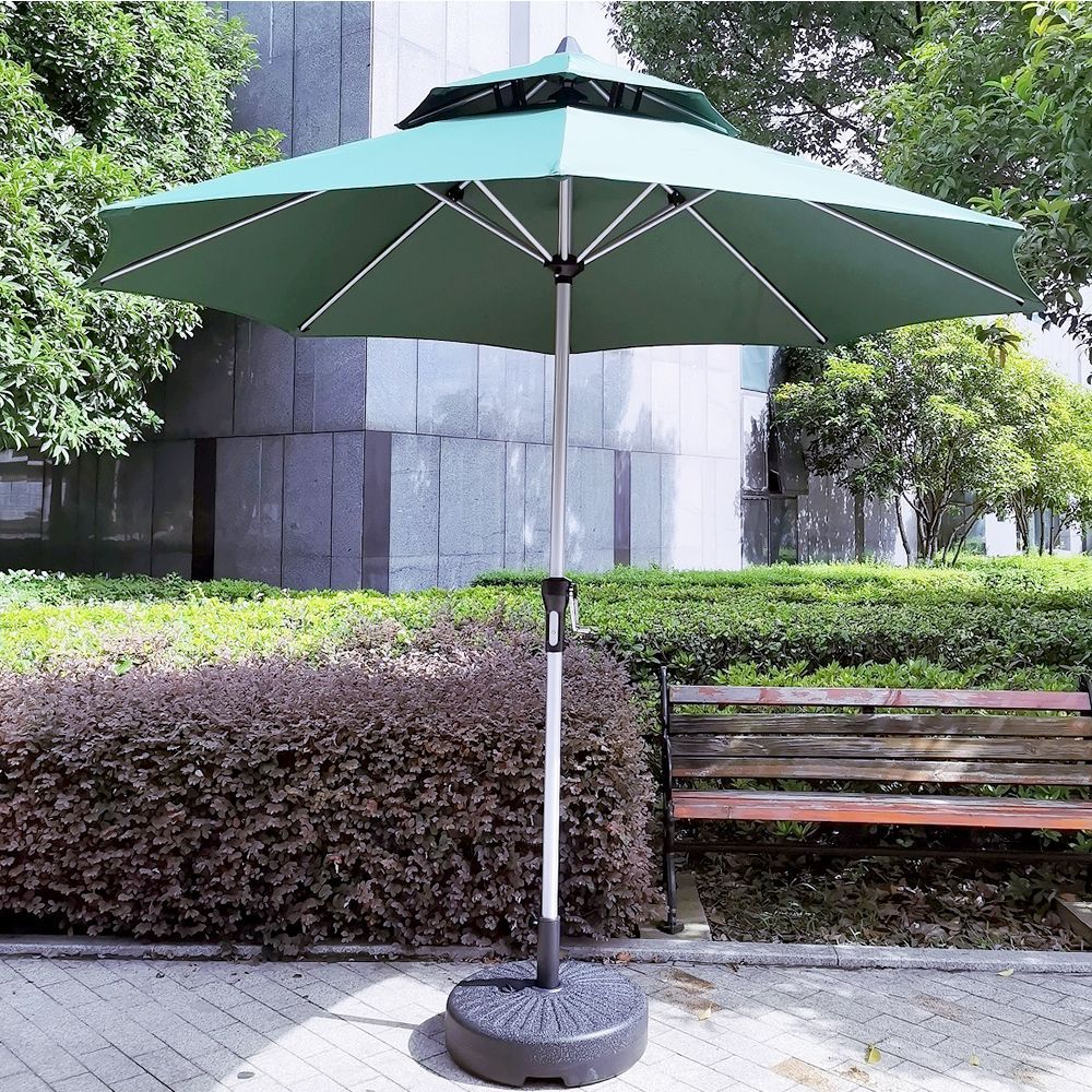 Cross-Border Hand-Cranked Aluminum Patio Umbrella