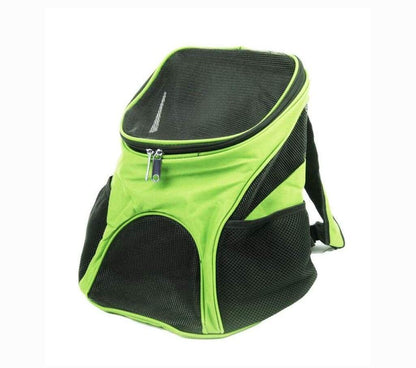 Premium breathable pet travel backpack carrier with mesh panels and padded straps My Store