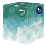 Kleenex Professional Facial Tissue (21270) 2-Ply White Upright Facial Tissue Cube Boxes for Business (90 Tissues/Box 36 Boxes/Case 3240 Tissues/Case)