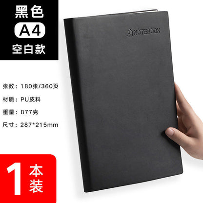 A4 Thick Large Notebook for Office and Business Use
