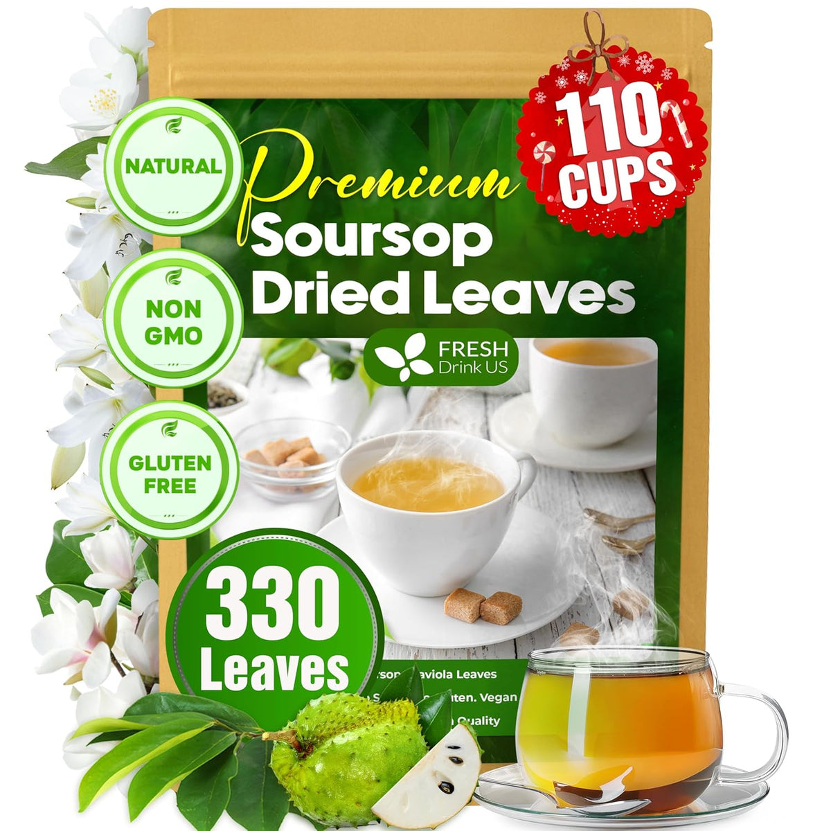 Premium Soursop Graviola Leaf Tea Bags
