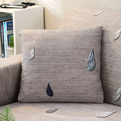Printed sofa cushion cover by My Store with a decorative pattern for sofa seating furniture