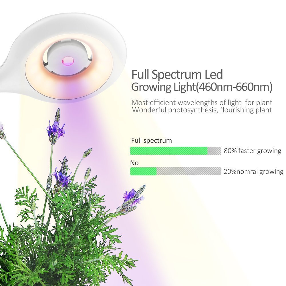 Intelligent plant growth box with table lamp by My Store, compact indoor garden with integrated lighting