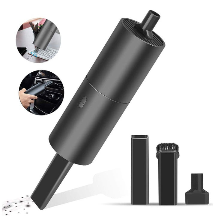 Wireless handheld car vacuum cleaner by My Store with compact design and crevice tool for interior cleaning