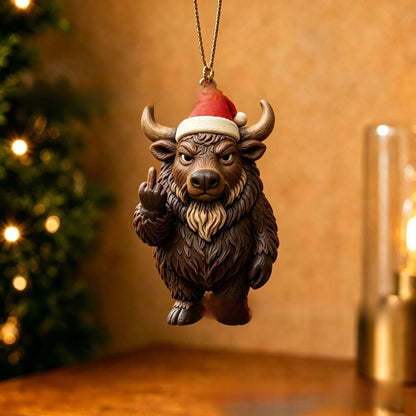 Modern minimalist Christmas figurine decorations in a simple festive design