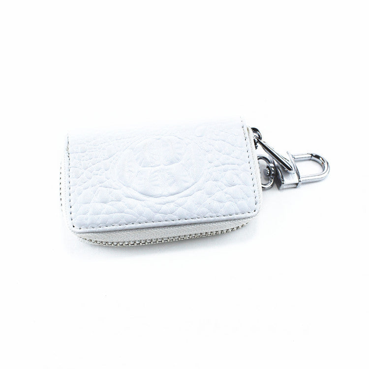 Car key case with compact protective design for everyday key storage