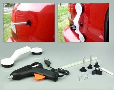 Stam car dent repair tool for removing vehicle body dents