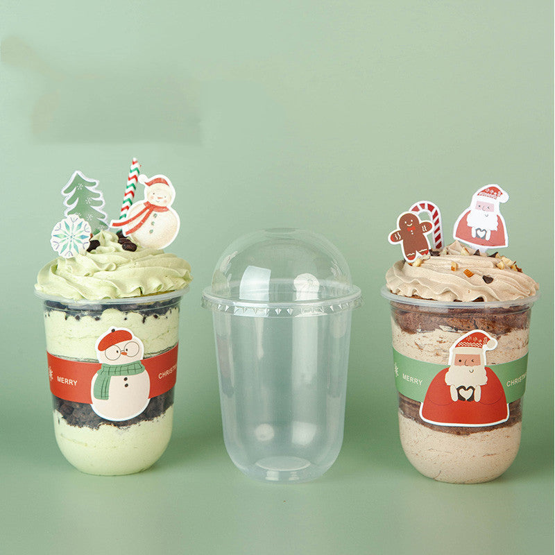 Christmas decorations scene layout stickers featuring festive holiday designs on a white background