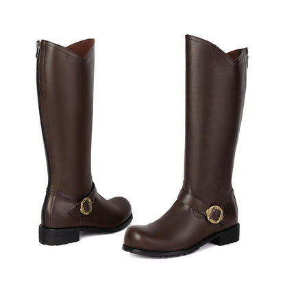 Retro Stage performance men's leather boots in a classic vintage design