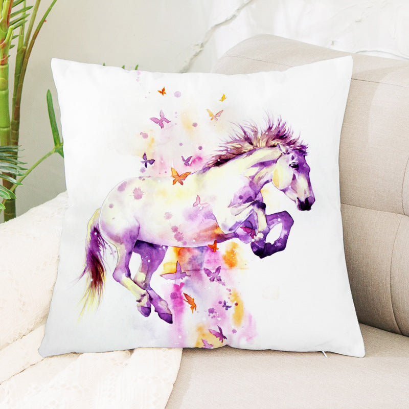 Peach skin linen pillowcase in a soft, smooth fabric finish
