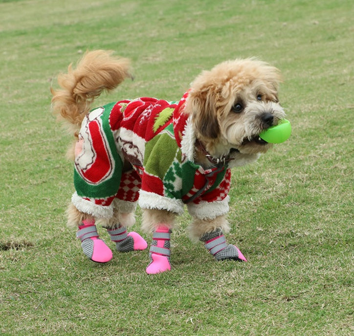 Dog walking shoes by My Store, durable footwear for dogs with secure fit and textured soles