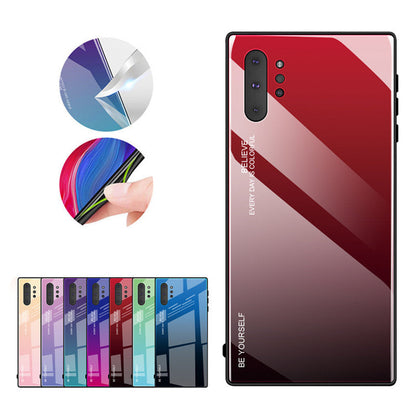 Gradient glass phone case from My Store with smooth color transition and glossy protective finish