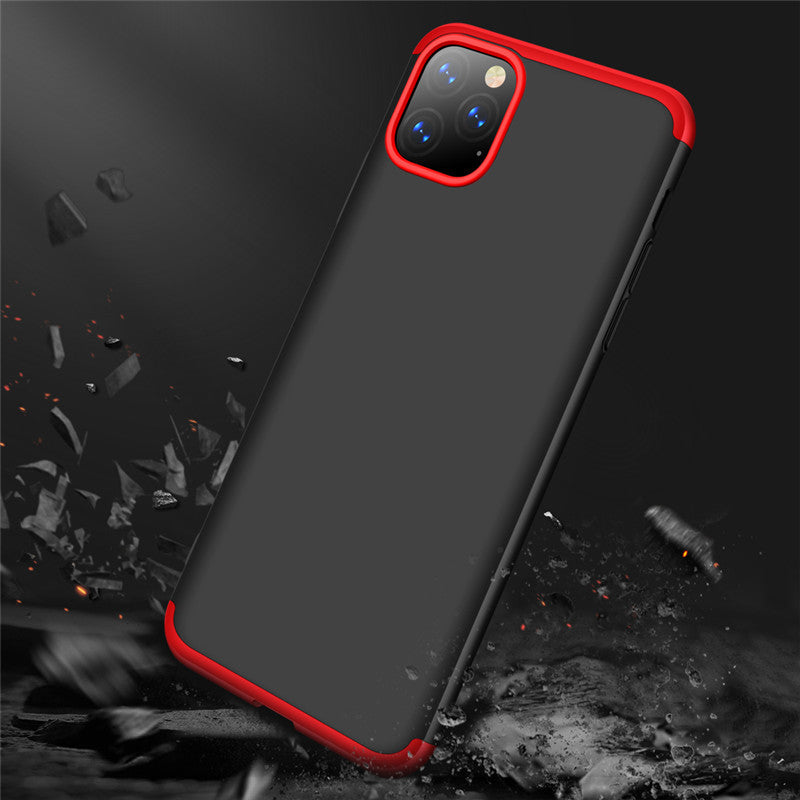 Three-section mobile phone case by My Store, showing a protective multi-panel design