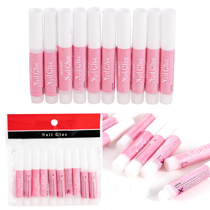 Nail art glue for personal use by My Store in a compact adhesive bottle
