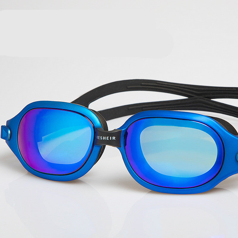 Anti-fog swimming glasses by My Store with clear lenses and a comfortable, adjustable fit