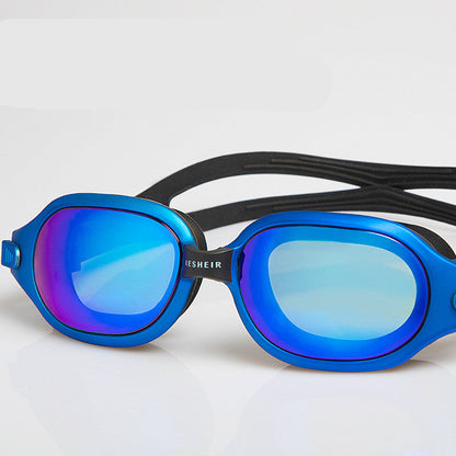 Anti-fog swimming glasses by My Store with clear lenses and a comfortable, adjustable fit