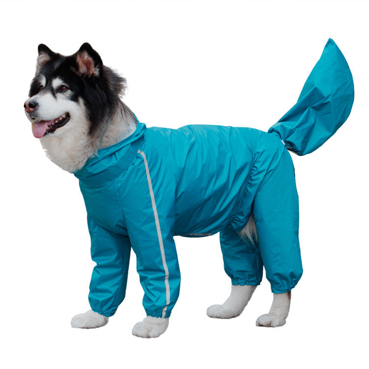Medium and large dog poncho by My Store in a comfortable fit for dogs