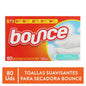 Bounce Fabric Softener Dryer Sheets, Fresh Linen, 80 Count