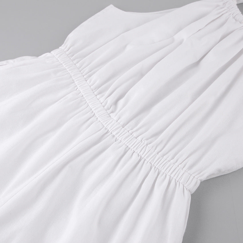 Back-upMyFilesNow® 2022 summer European style sleeveless women's jumpsuit, featuring a lightweight, stylish design with a fitted waist.