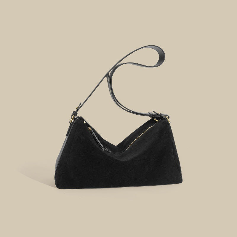 High-grade versatile cowhide handbag in a structured design with durable leather finish