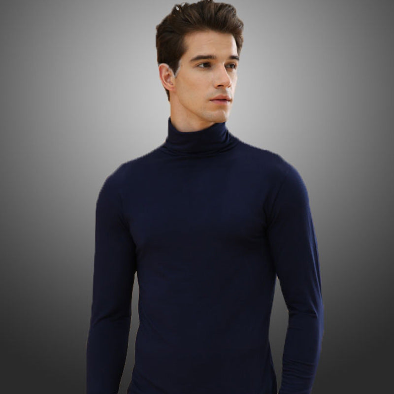 Men's high neck lapel thermal underwear by My Store in a close-fitting design