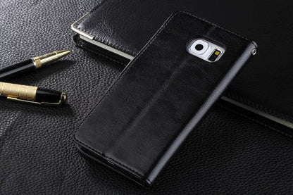 Brown leather phone case by My Store, slim protective cover with stitched edges