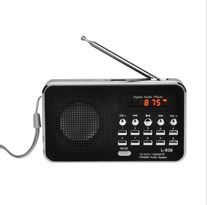 Multi-function portable card radio MP3 music player with built-in memory and small speaker by My Store