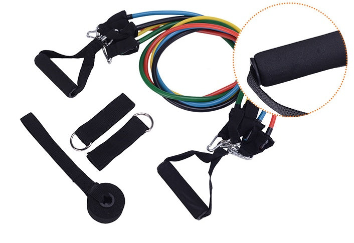 Portable fitness rally game set for active outdoor play