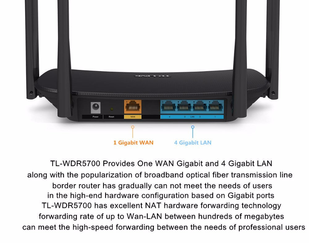 TP-LINK router, compact wireless networking device shown on a plain background