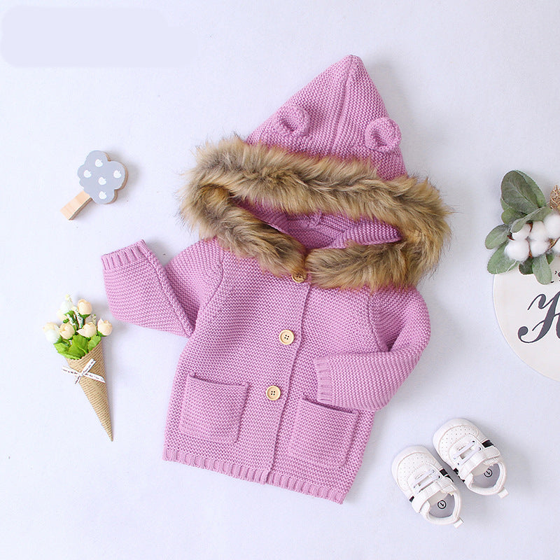 Children's warm sweater by My Store, soft knit design for cozy comfort