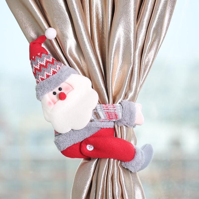 Curtain buckle tieback accessory in a simple design