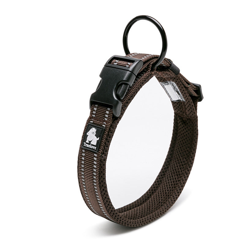 Anti-strangulation medium teddy pet collar from My Store, featuring soft teddy fabric and a secure design