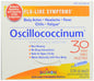 BackupsMyFilesNow Oscillococcinum flu relief 30 tablets package with tablets inside, natural remedy for flu symptoms.