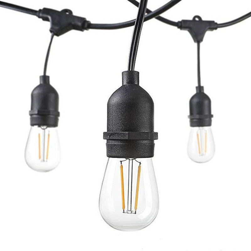 Outdoor waterproof S14 light string by My Store, weather-resistant bulb string lights for outdoor use