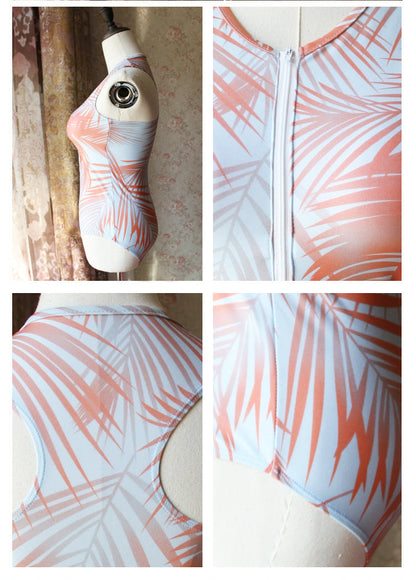 Women's hot spring swimsuit by My Store, one-piece swimwear in a simple design