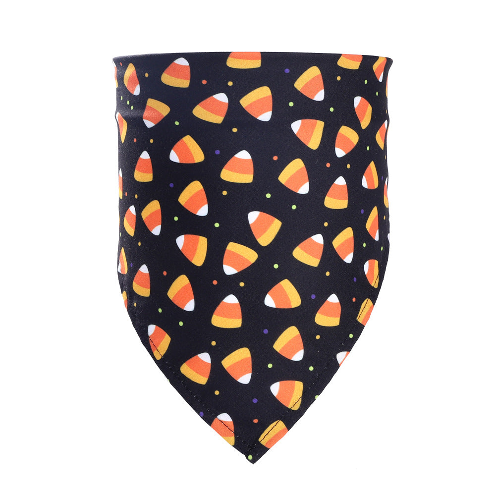 Halloween pet saliva towel for wiping dogs' and cats' mouths after eating or drinking
