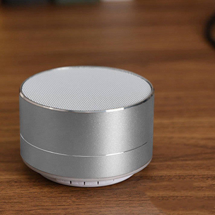 Mini wireless Bluetooth speaker by My Store, compact black design shown from the front