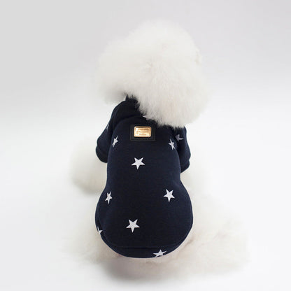 Pet clothing autumn winter pullover sweater for dogs and cats, cozy knit design