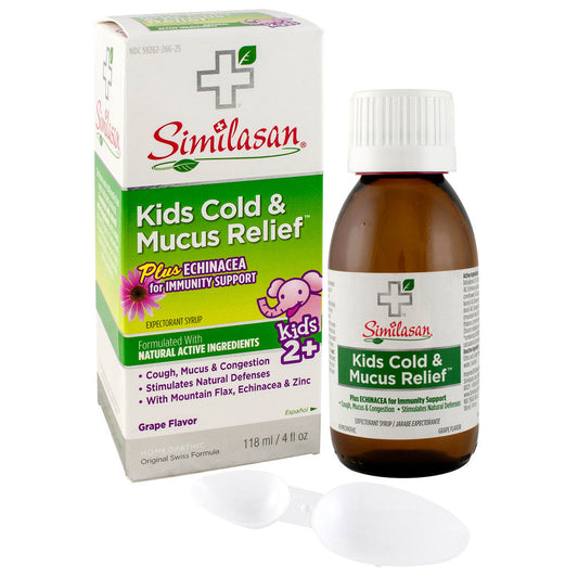 Similasan  Kids Cold  Mucus Relief Syrup Grape 4 Oz