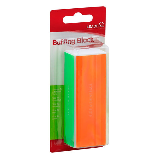 Pasteur Pharmacy Leader Buffing Nail Block showing smooth, multi-sided nail buffing tool for manicures and nail care.