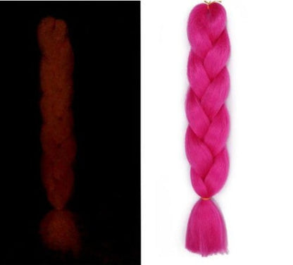 Star Fashion luminous braid hair accessory, glowing braided design displayed on a plain background