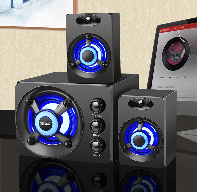 Desktop home speakers by My Store, compact audio speakers for home and desk setups