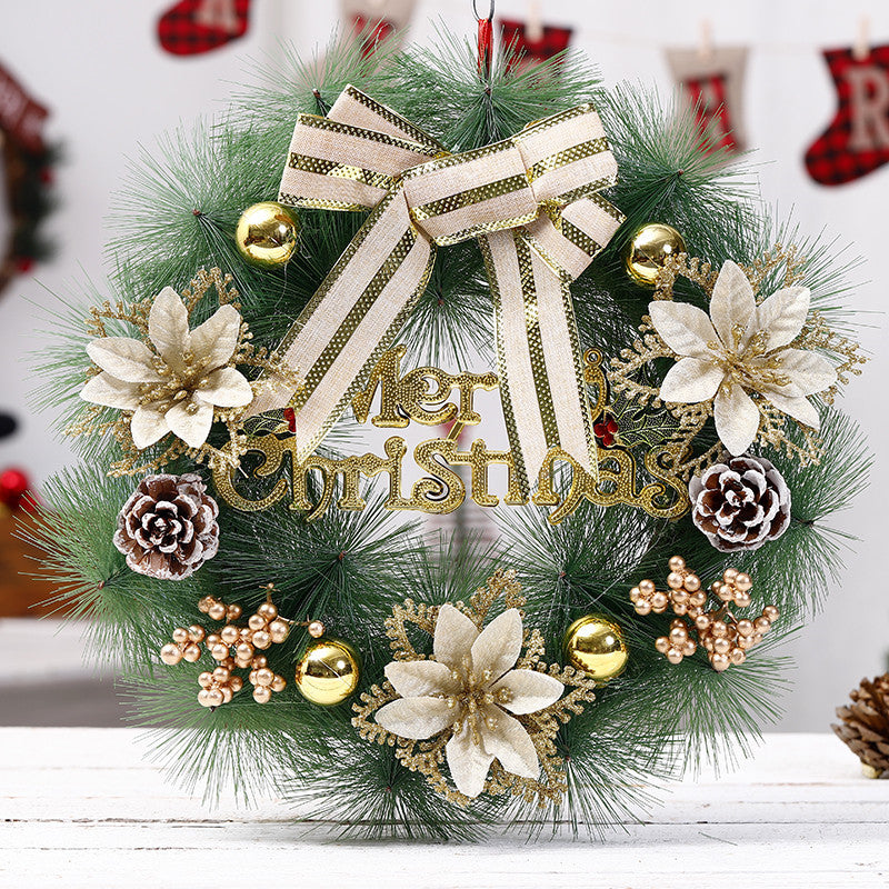 Christmas decorations creative gifts and ornaments Christmas wreaths displayed for holiday decor