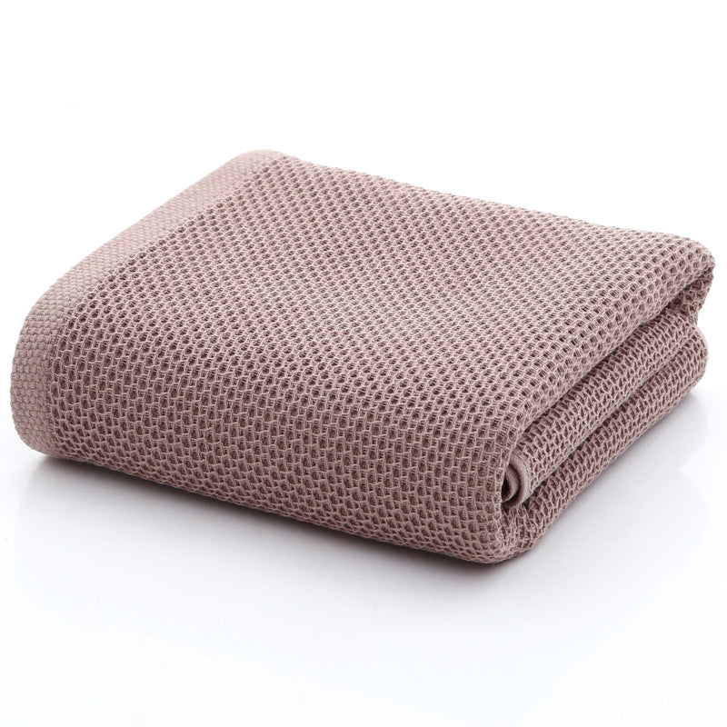 100% cotton honeycomb face towel in a soft textured weave