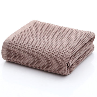 100% cotton honeycomb face towel in a soft textured weave