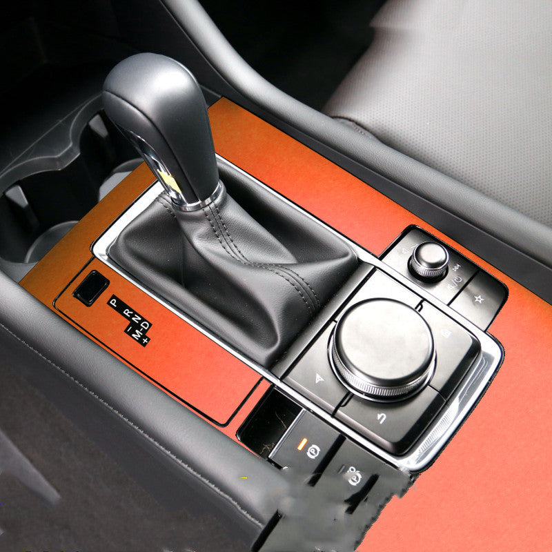 Car interior decoration accessories displayed for vehicle dashboard and cabin styling