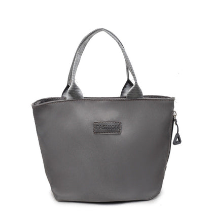 Fashionable women's casual fabric tote handbag, versatile commuter shoulder bag in a simple everyday design